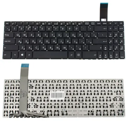 фото, Клавіатура для ноутбука ASUS (X570 series) rus, black, без фрейма (оригінал)