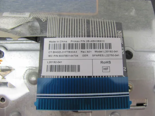 877-3 Кришка панель палмрест тачпад клавіатура 6037B0144704 6070B1308103 для HP 17-BY 17-CA 17-CS 17-CR 17T-BY 17Z-CA SILVER  оригінал Торговий майданчик