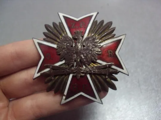 знак польша крест подхорунжий запаса O.R. Z.P.R.P. номер 20 №1101 Де купити