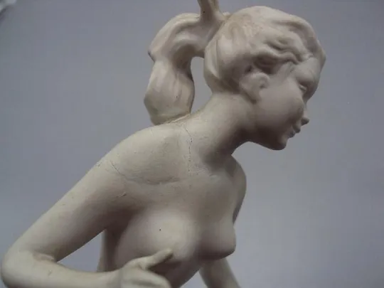 Фигура фарфор статуэтка Валлендорф Германия Wallendorf обнаженная девушка ню высота 21,8 см №14447 З аукціону