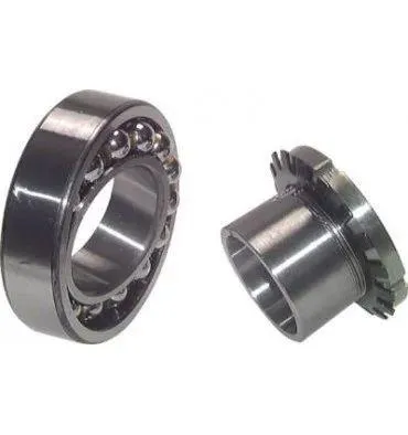 Подшипник 11205 ( bearing 1206K+H206 ) двухрядные с коническим отверстием + закрепительная втулка ГП  * Де купити