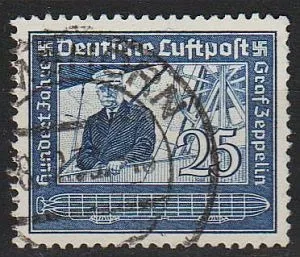 фото, 1938 - Рейх - 100 років Цеппеліна Mi.669 _2.0 €