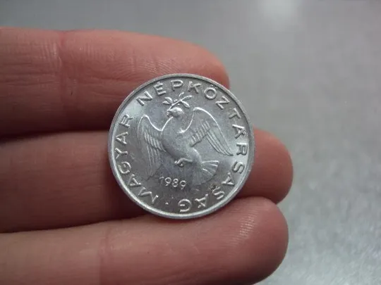 монета венгрия 10 филлеров 1989 сохран №8922.1 З аукціону