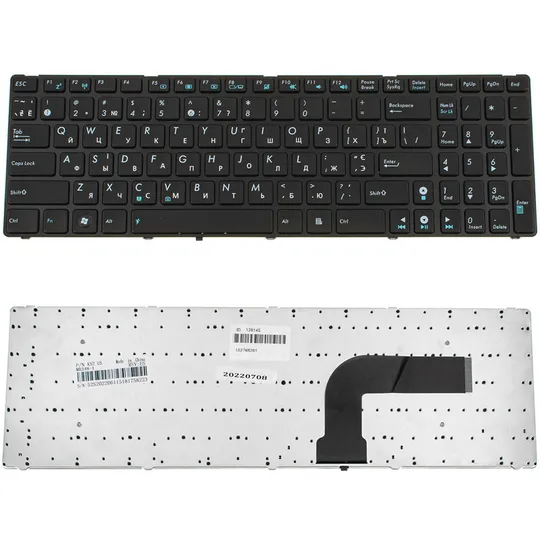 Клавіатура для ноутбука ASUS (A52, K52, X54, N53, N61, N73, N90, P53, X54, X55, X61), ukr, black (K52 version) Ціна