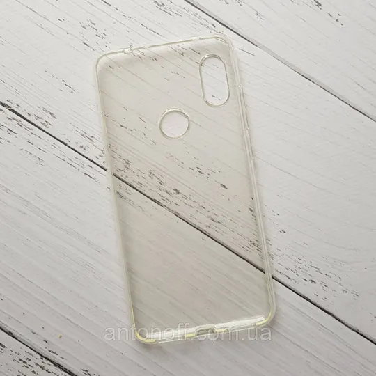 Купити Чохол Xiaomi Redmi Note 6 Pro для телефона силіконовий прозорий