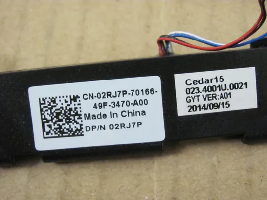 номер0304-14 динаміки dynamics 02RJ7P 023.4001U.0021 для Dell Inspiron 15 3541 3542 3543 оригінал Продаж