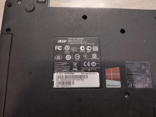 Корпус для ноутбука Acer Aspire V5-551 V5-551G весь в зборі з петлями Продаж