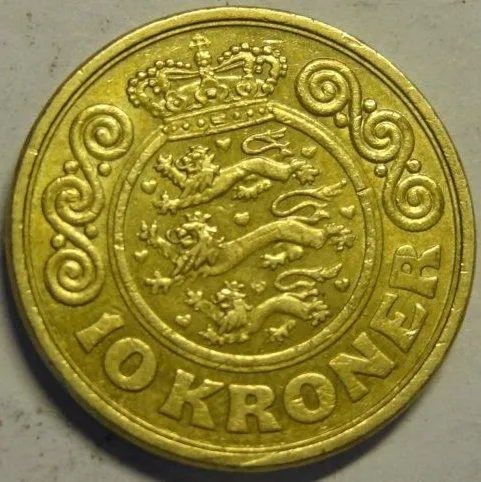 10 крон 1989 Данія Ціна