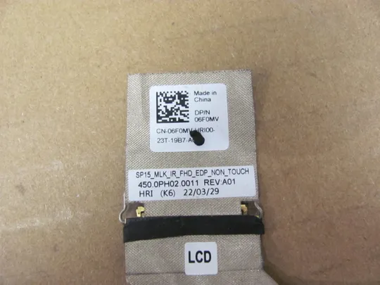 755-12 шлейф 450.0PH02.0011 06F0MV для  Dell Latitude 5530 E5530 5531 оригінал Де купити