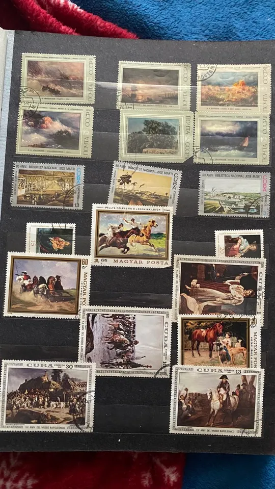 Альбом з марками На торгах