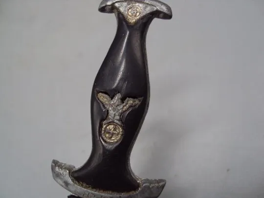 Копия нож рейх миниатюра кинжал СС третий рейх металл нержавейка Китай длина 11,5 см №14171 Продаж