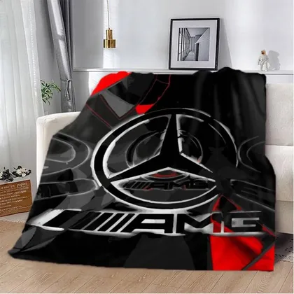 фото, Плед 3D Mercedes-Benz AMG 2681_B 12653 135х160 см