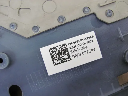 номер0173-2 Кришка панель палмрест та тачпад 0P7GPY для DELL E6320 оригінал Інтернет-аукціон