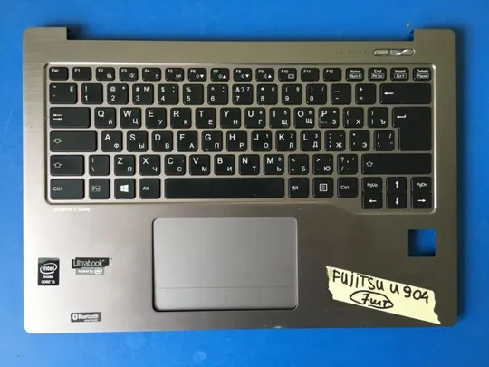 №222-27 Кришка панель палмрест та тачпад клавіатура для FUJITSU U904 CP713577 CP633006 Ціна