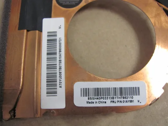 номер0652-15 термотрубка охолодження 01AY891 AT0YU008TB0 для Lenovo ThinkPad  T460S T470S T460P T470T T460T оригінал Де купити