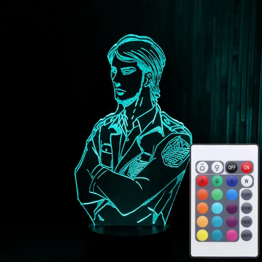 Акриловий світильник-нічник з пультом 16 кольорів Жан Кирштайн 2 tty-n001526 Ціна