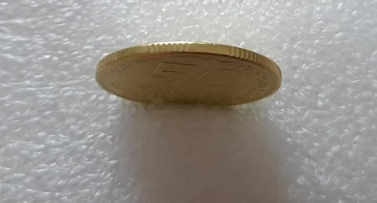 (2604) 50 копійок 1994 1.2АЕк поворот (порушення соосності) (50 копеек 1994 1.2АЕк брак) Де купити