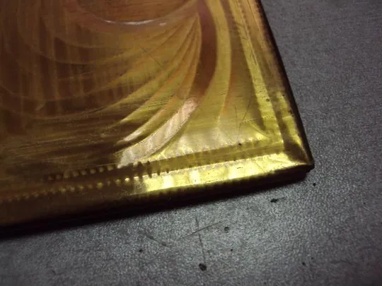 Чеканка картина портрет девушка медь размер 28,3 х 18,3 см №11718 Недорого