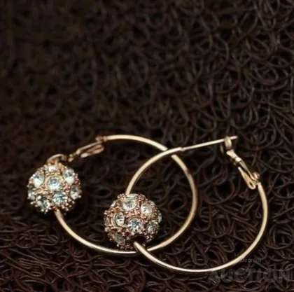 фото, Подвійні сережки-конго палермо