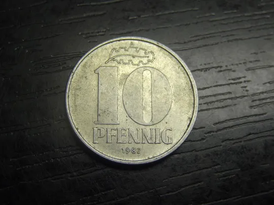 10 пфенігів 1982 НДР Ціна