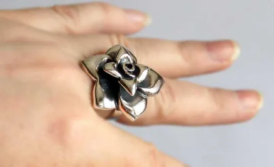 Купити Срібна каблучка кільце Narcissus 925 проба Germany