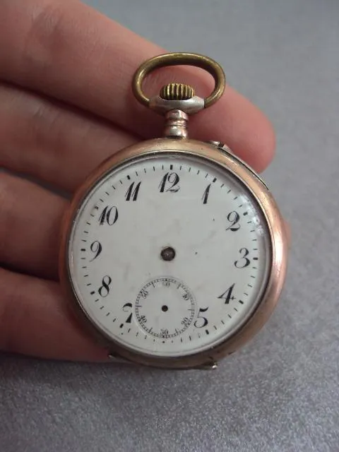 часы карманные cylindre серебро №81 (№1432) Недорого