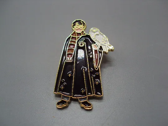 Значок пін Гаррі Поттер і сова Букля Harry Potter знак брошка №18505 Ціна