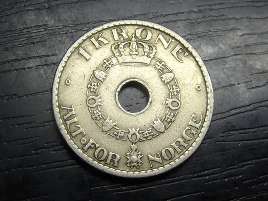 1 крона 1939 Норвегія Ціна