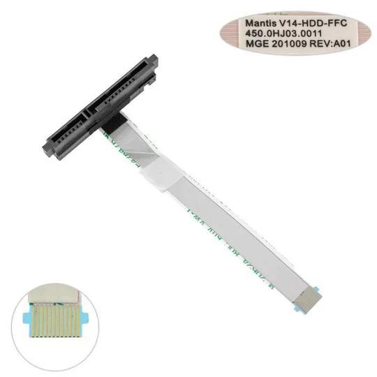 Шлейф жорсткого диска SSD/HDD для ноутбука  DELL (3480 3481 5481 5490), (450.0hj03.0011 0dtgh8) Ціна