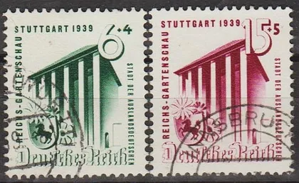 фото, 1939 - Рейх - Садова виставка в Штутгарті Mi.692-93  _9.0 €