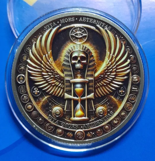 Купити Сувенірна монета:  "Бог Анубіс".