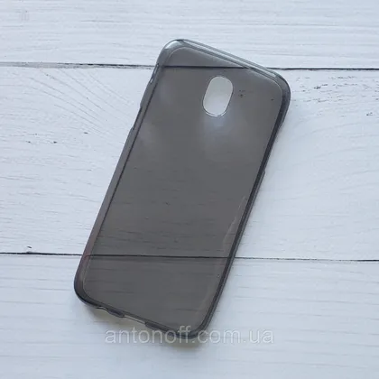 фото, Чохол Samsung J530F Galaxy J5 2017 для телефону сірий силіконовий