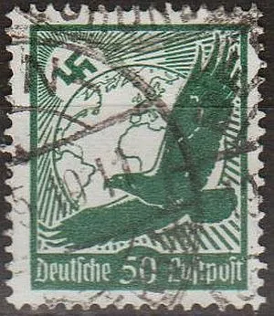 фото, 1934 - Рейх - Авіапошта - Орел 20 Mi.532 _2,20  €