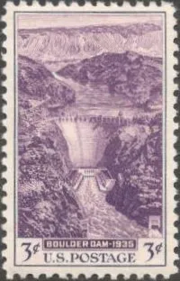 США (USA) 1935 г. БОЛДЕР-ДАМБА. МАРКЕ 90 ЛЕТ. СОСТОЯНИЕ ИДЕАЛЬНОЕ. МАРКА С КЛЕЕМ. Ціна