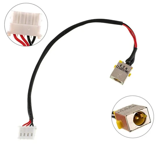 Купити Роз&#039;єм живлення PJ595 Acer (Aspire: M5, V5, V7) з кабелем