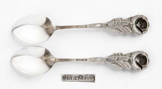 Купити Срібні ложечки Rose 2 шт. #3 800 проба Germany