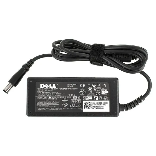 Блок живлення для ноутбука DELL 19.5V, 2.315A, 45W, 7.4*5.0-PIN, Black (без сетевого кабеля!) Ціна
