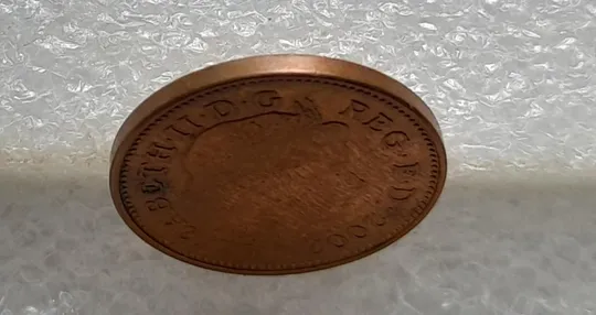 (4460) 1 пенні 2002 Великобританія (1 пенни 2002 Великобритания) З аукціону