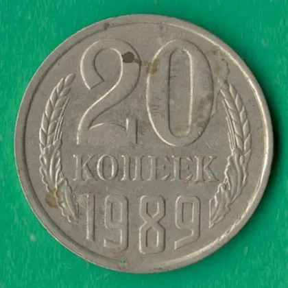 фото, 20 копійок 1989 року СРСР [КМ]