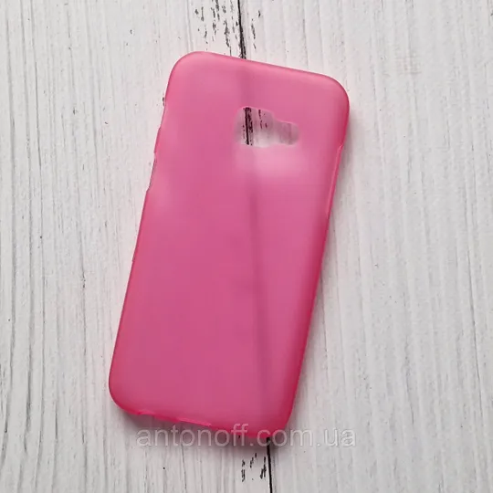 Чохол Samsung A320F Galaxy A3 2017 для телефона силіконовий Червоний Ціна