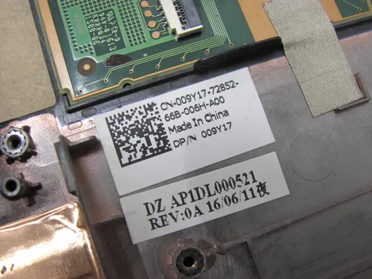 594-3 Кришка панель палмрест тачпад 009Y17 для Dell Latitude E7470  7470 оригінал Торговий майданчик