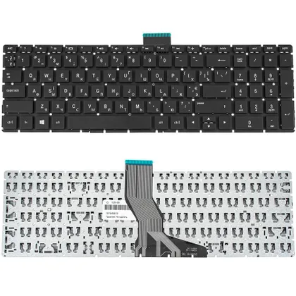 фото, Клавіатура для ноутбука HP (250 G6, 255 G6 series) ukr, black, без кадру