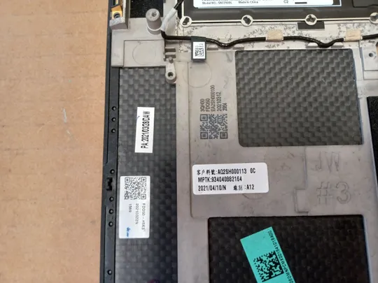 номер1051-2 корпус кришка 0G6RGD AQ2SH000113 з клавіатурою 0K3VC4 PK132SH1A15  для Dell XPS 15 9500 9510 PRECISION 5550 5560 Палмрест корпус топкейс Верхня панель палмрест cover-C оригінал Торговий майданчик