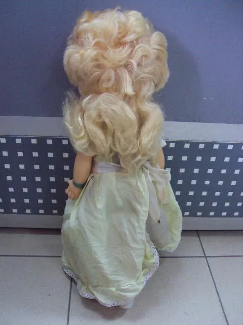 Кукла ссср Киев Победа в родной одежде и туфлях резиновая голова высота 48-49 см №10781 З аукціону