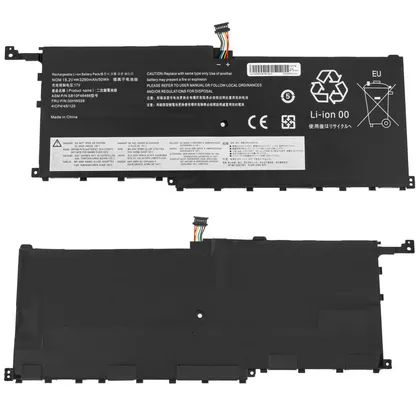 фото, Батарея для ноутбука LENOVO 00HW028 (ThinkPad X1C Carbon 6th Generation) 15.2V 3290mAh 50Wh Black