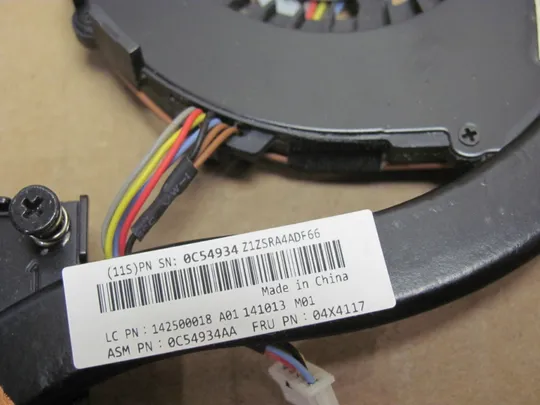 номер1029-7 система охолодження 04X4115 04X4117 для Lenovo Thinkpad  L440 Охолоджувальна система Кулери та системи охолодження Охолодження материнської плати cooling system Кулер Охолоджувальний блок оригінал Інтернет-аукціон