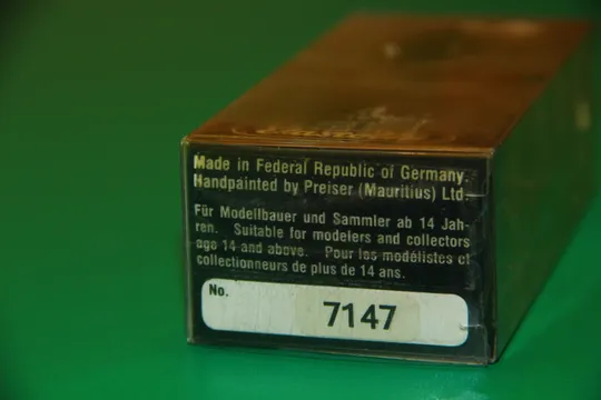 КОВБОЙ З ПІСТОЛЕТОМ №7147 ELASTOLIN PREISER 70мм ФРГ в упаковці Продаж