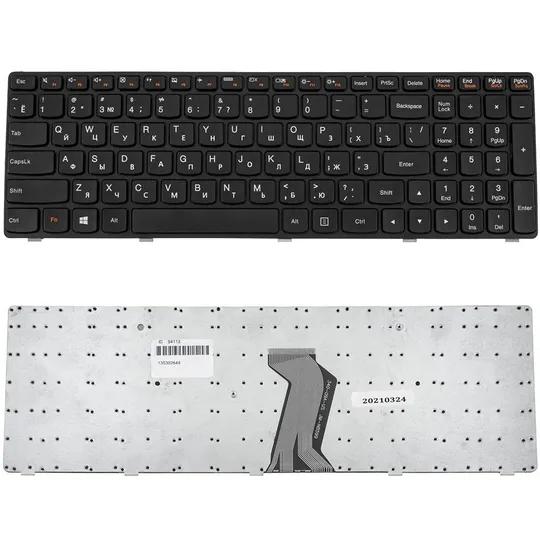 Купити УЦІНКА !!! Клавіатура для ноутбука LENOVO (G500, G505, G510, G700, G710) rus, black