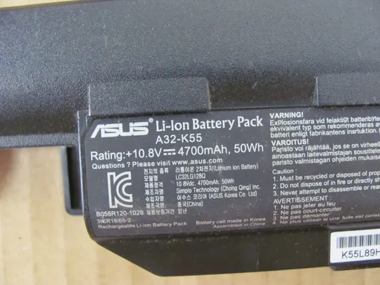 Оригінал АКБ, Акумулятор, Оригінальна батарея, battery, original ASUS A32-K55 10.8V для ASUS A45 A55 A75 A85 F45 F55 F75 K45 K55 K75 P45 P55 Pro45 Q500 R400 R403 R500 R503 R700 R704 U57 X45 X55 X552 X75 Де купити