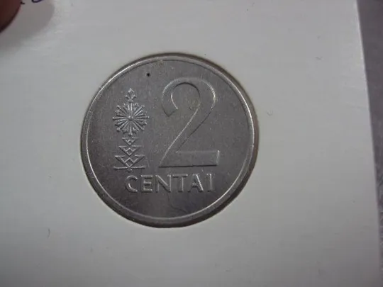 Купити монета литва 2 цента 1991 №8208